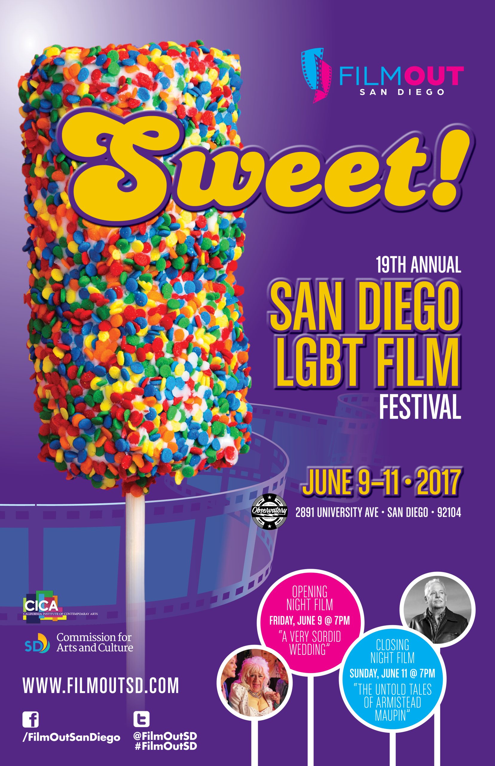 LGBTQ Film Festival 2017 poster