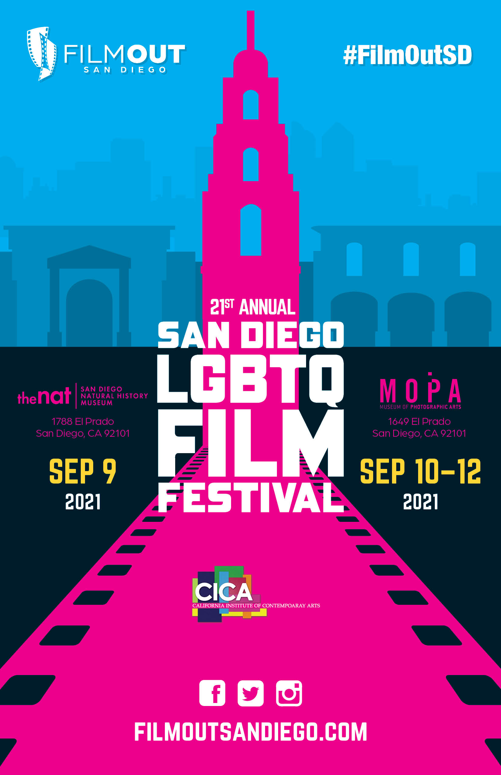 LGBTQ Film Festival 2021 poster