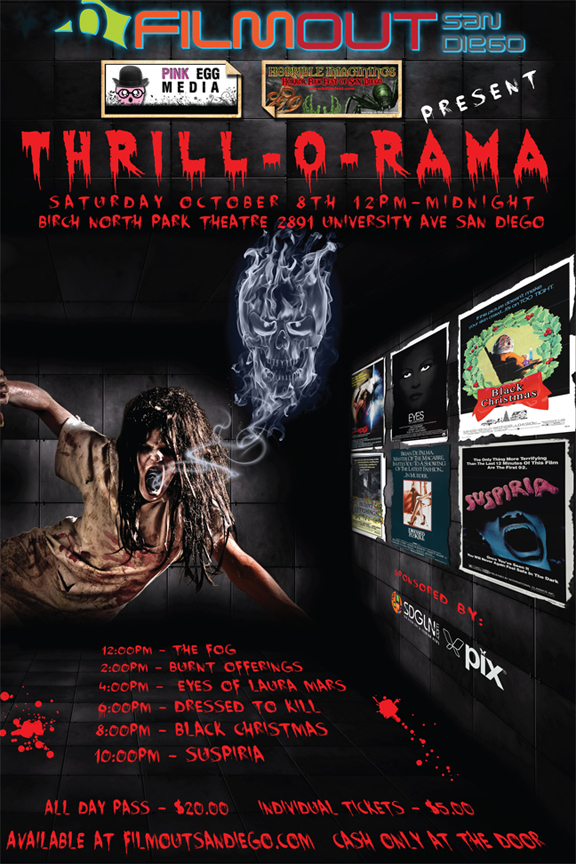 October Thrill-o-rama poster